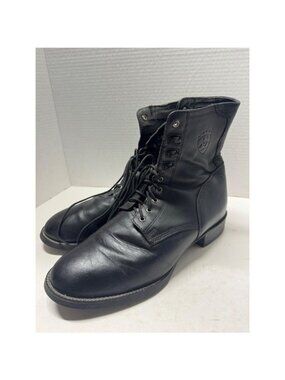 Ariat Heritage Lacer Black Leather Western Boots Mens 10EE Wide 32501